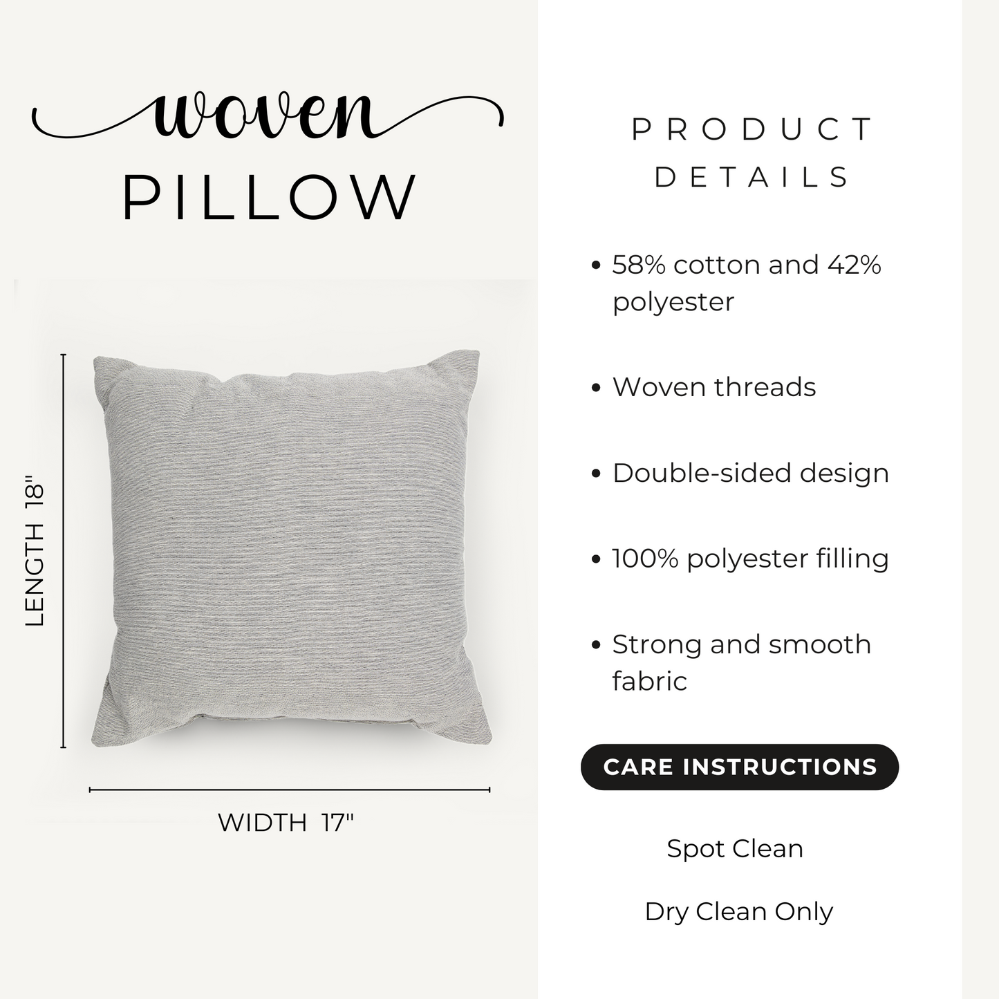 Aspen Leaves Woven Pillow - Cozy Home Decor