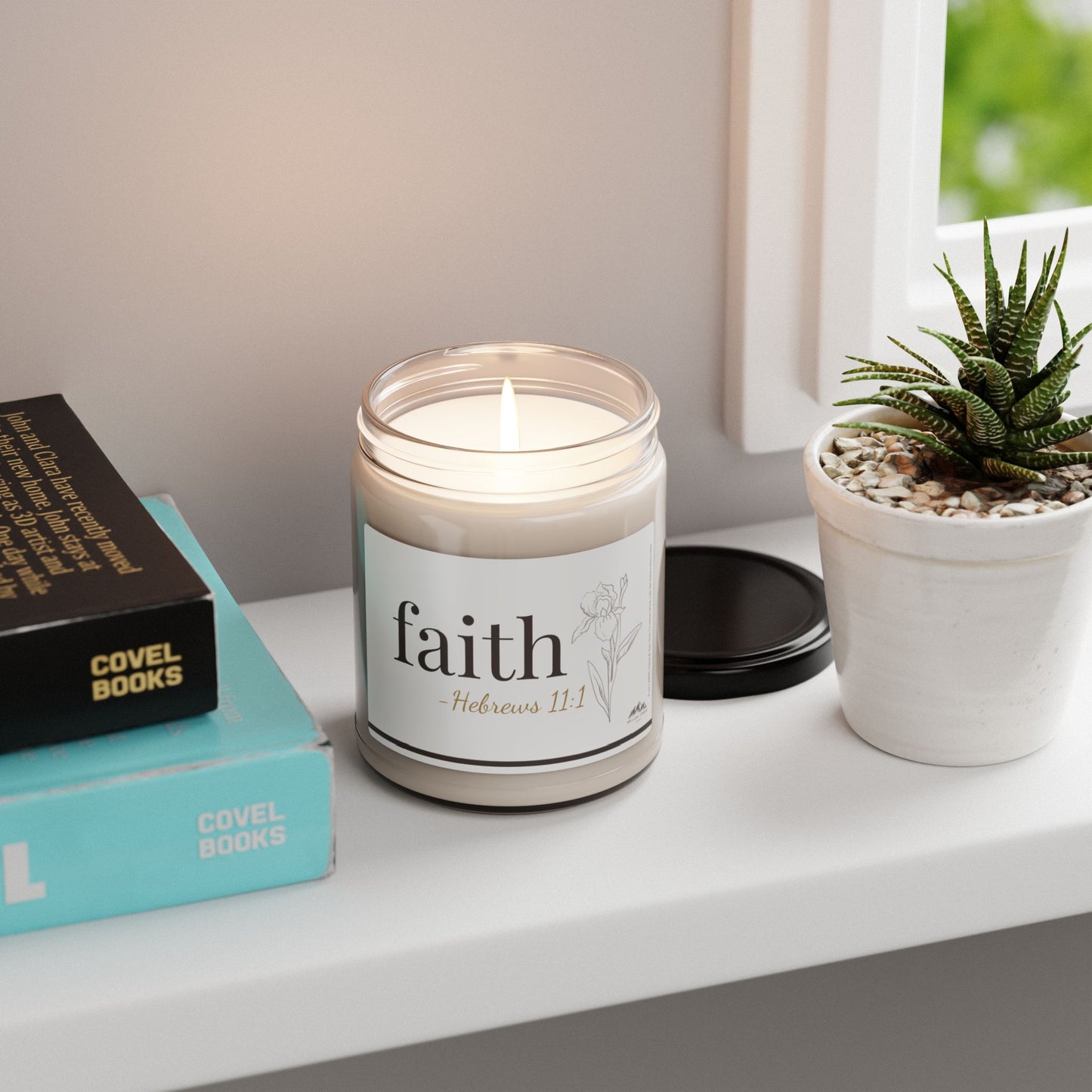 Faith Candle - Hebrews 11.1, 9 oz Soy Wax Candle