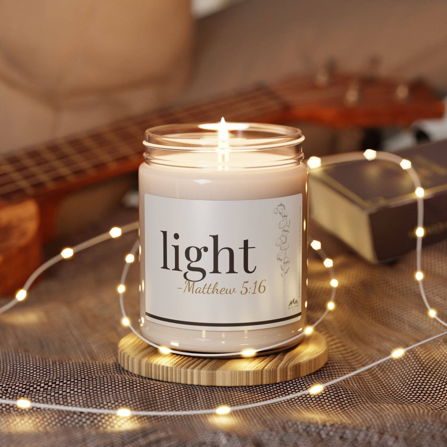 Light Candle - Matthew 5:16, 9 oz Soy Wax Candle