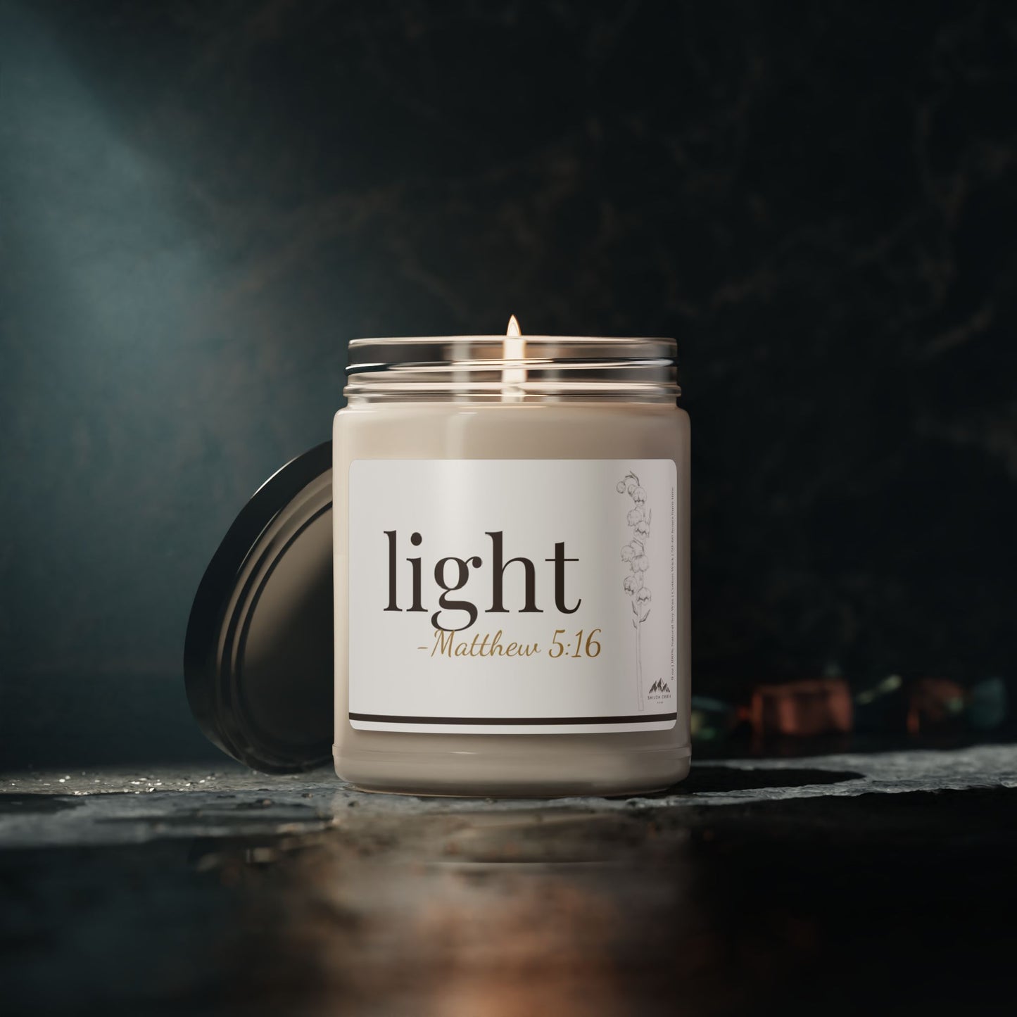 Light Candle - Matthew 5:16, 9 oz Soy Wax Candle