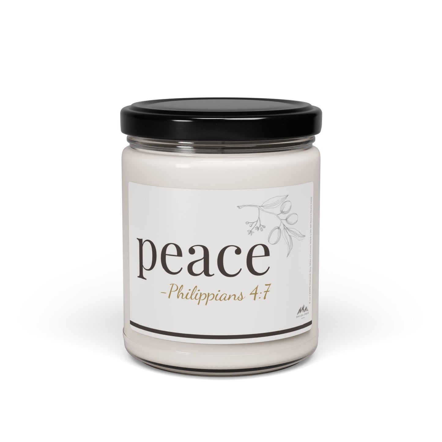 Peace Candle - Ephesians 4:7, 9 oz Soy Wax Candle