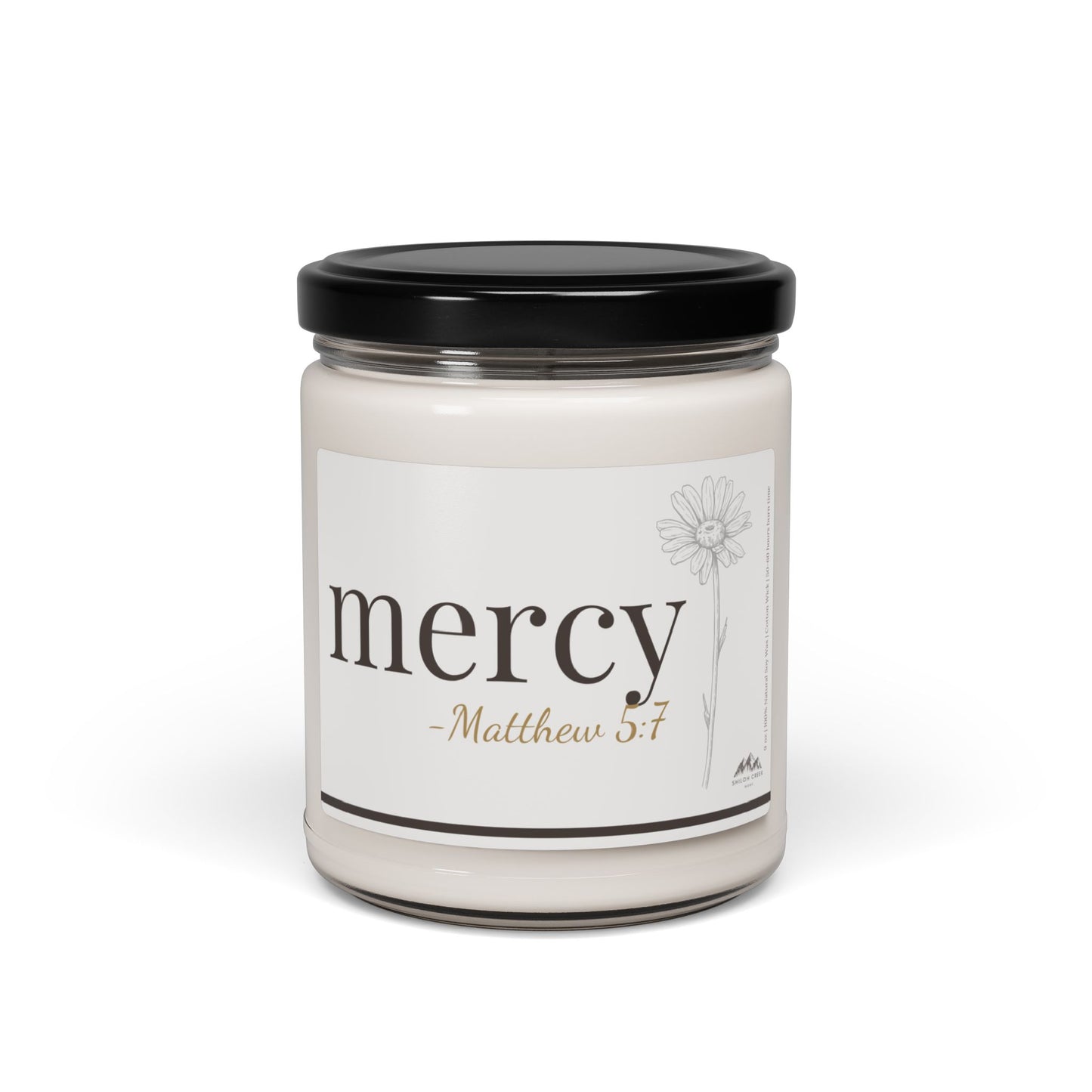 Mercy Candle -Matthew 5:7, 9 oz Soy Wax Candle