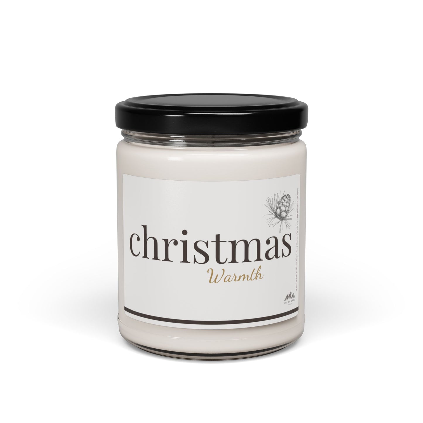 Christmas Warmth Candle, 9 oz Soy Wax Candle