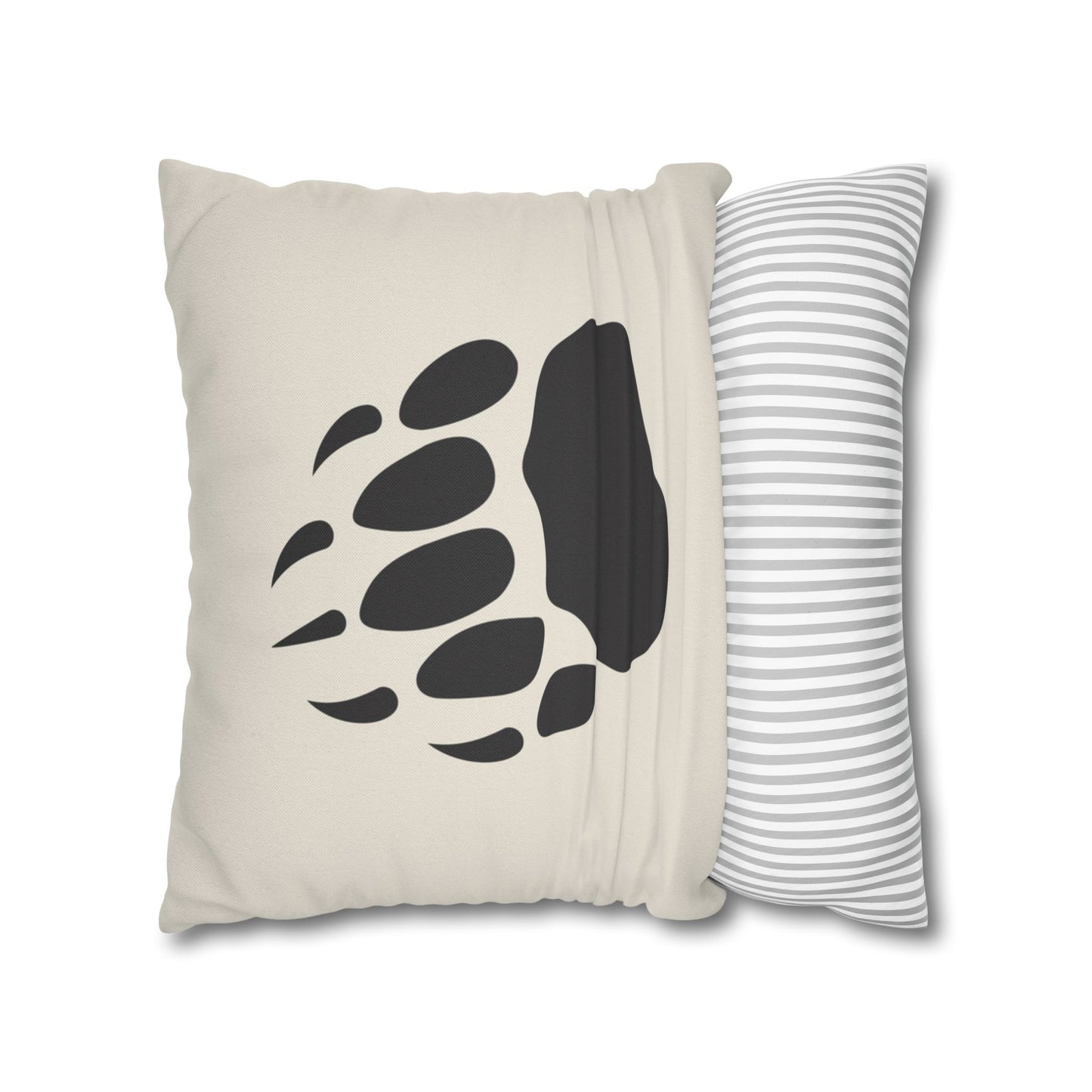 Bear Paw Square Pillow Cover