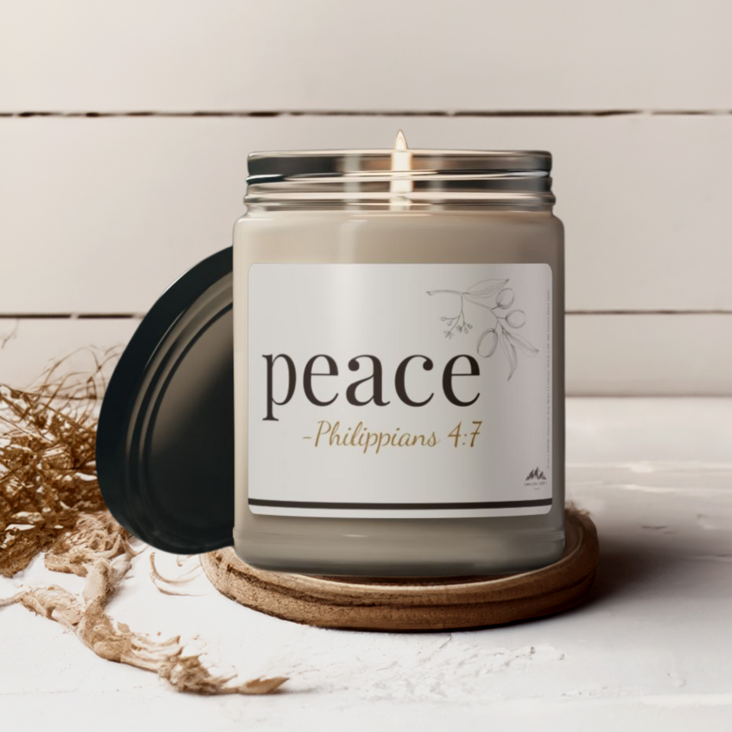 Peace Candle - Ephesians 4:7, 9 oz Soy Wax Candle