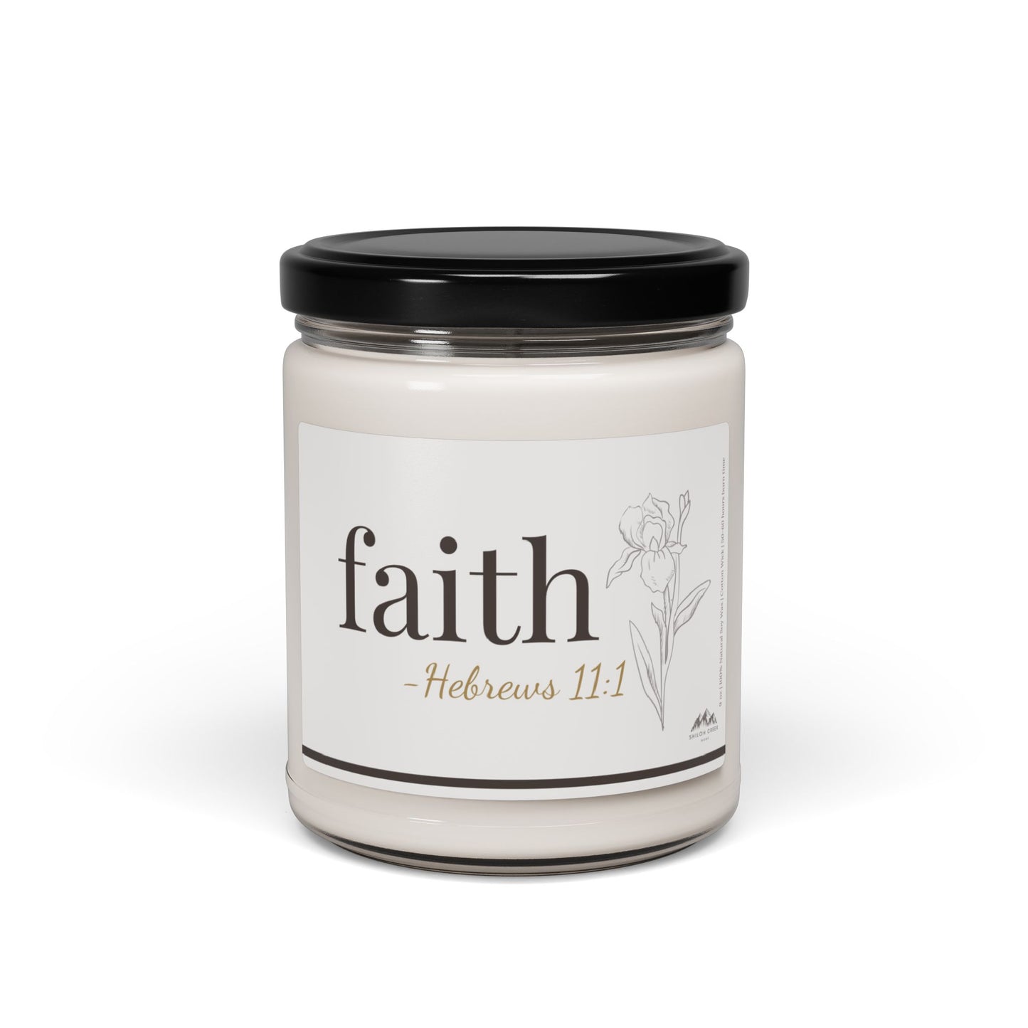 Faith Candle - Hebrews 11.1, 9 oz Soy Wax Candle