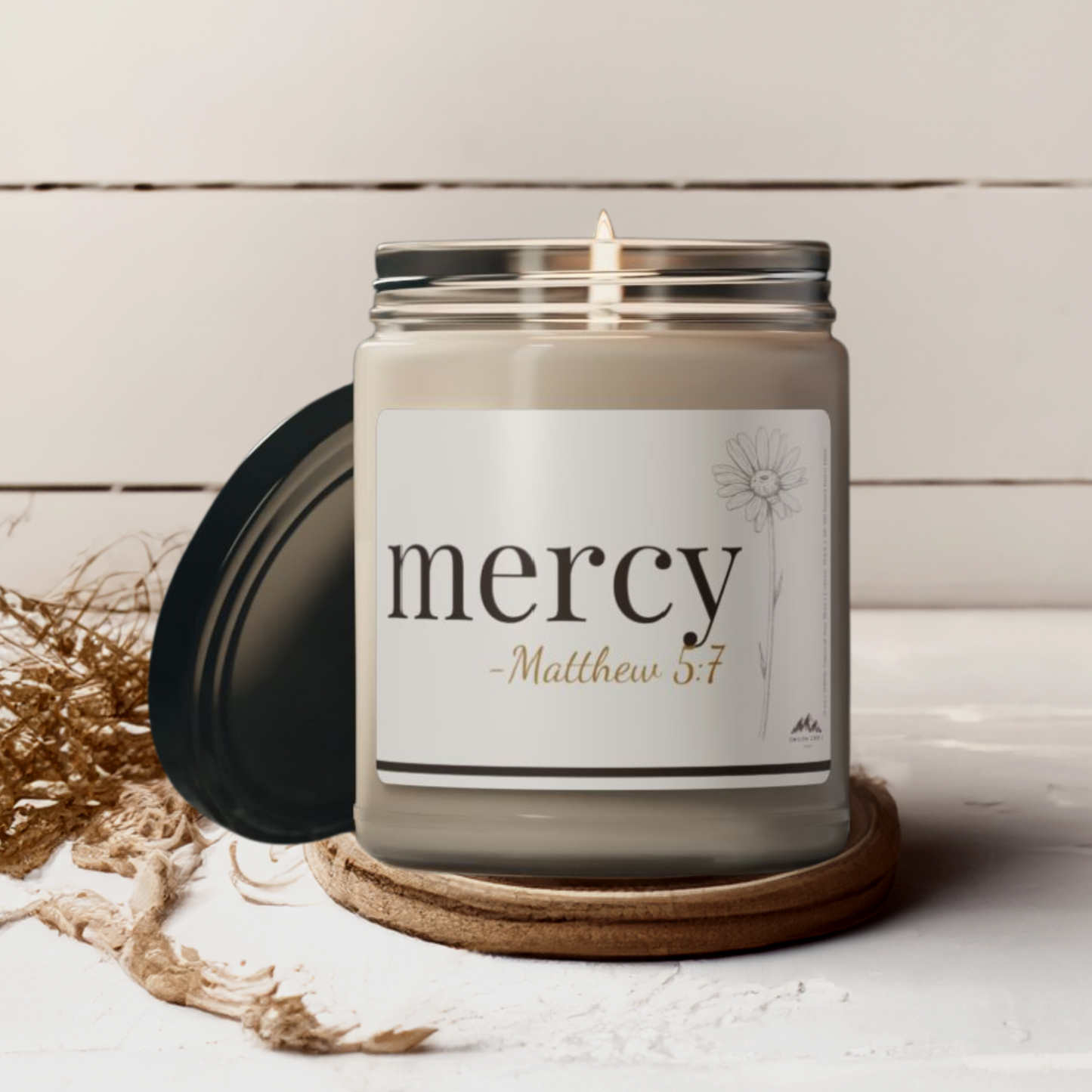 Mercy Candle -Matthew 5:7, 9 oz Soy Wax Candle