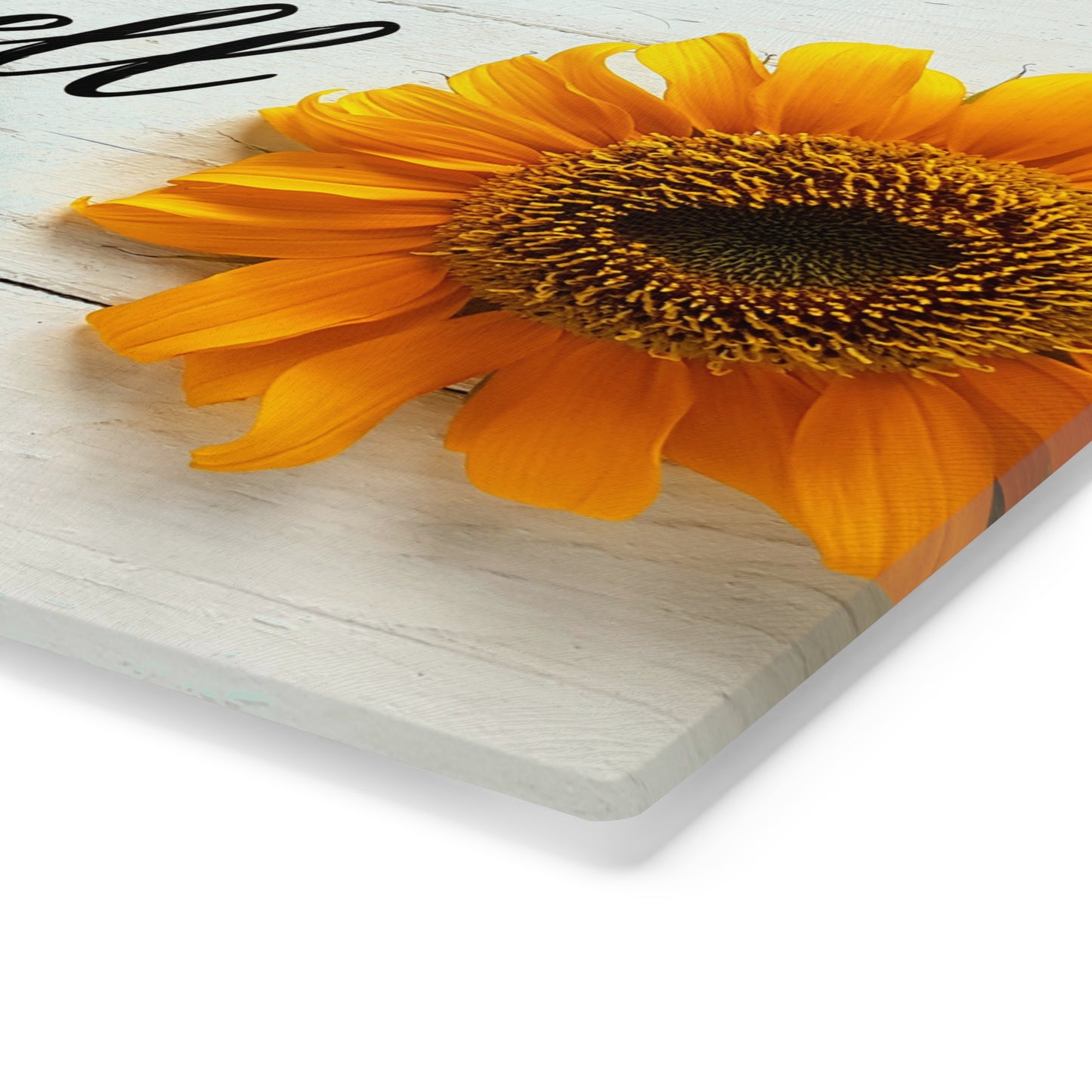 Personalized Sunflower Cutting Board