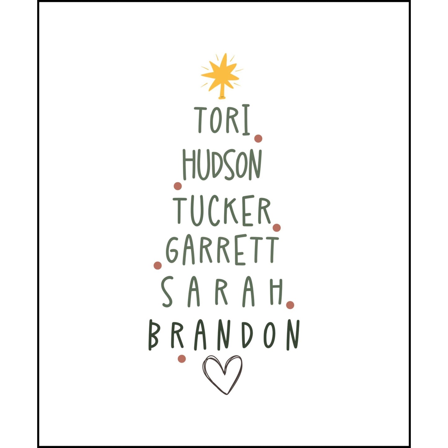 Personalized Christmas Tree Woven Christmas Blanket