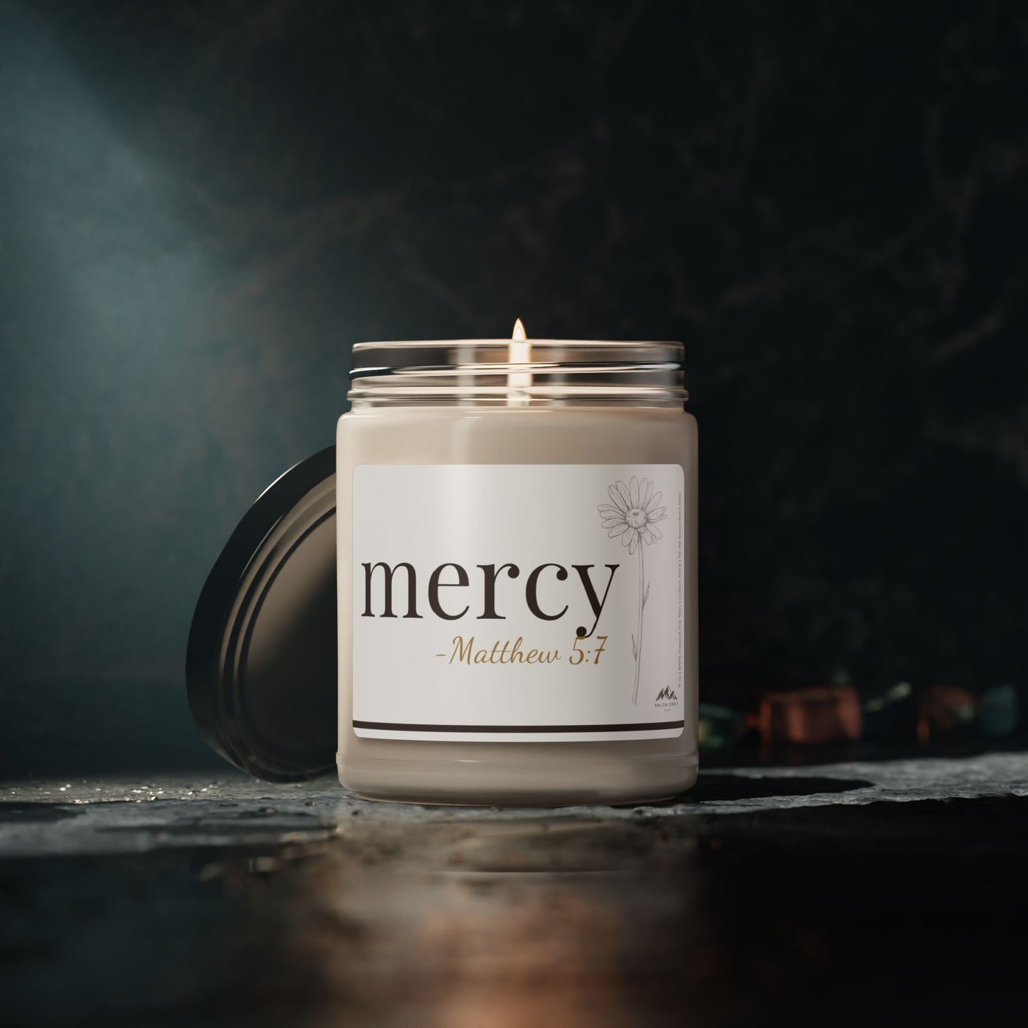 Mercy Candle -Matthew 5:7, 9 oz Soy Wax Candle