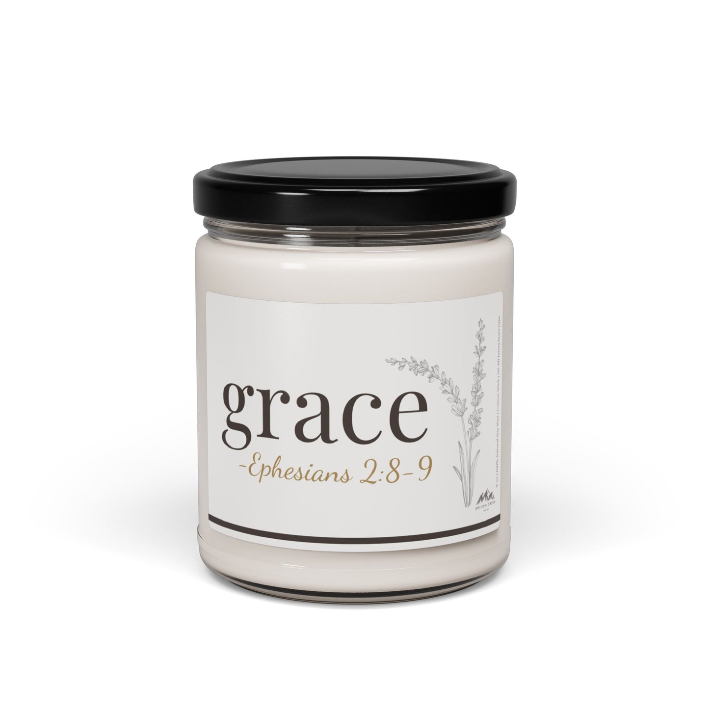 Grace Candle - Ephesians 2:8-9, 9 oz Soy Wax Candle